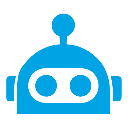 Robot Head Antenna Logo #00a3e4