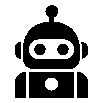 Robot Face Pictogram Logo