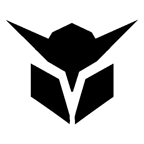 Robot Mask Helmet Logo