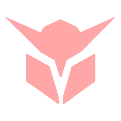 Robot Mask Helmet Logo #ffa6a6