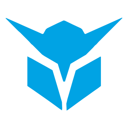 Robot Mask Helmet Logo #00a3e4