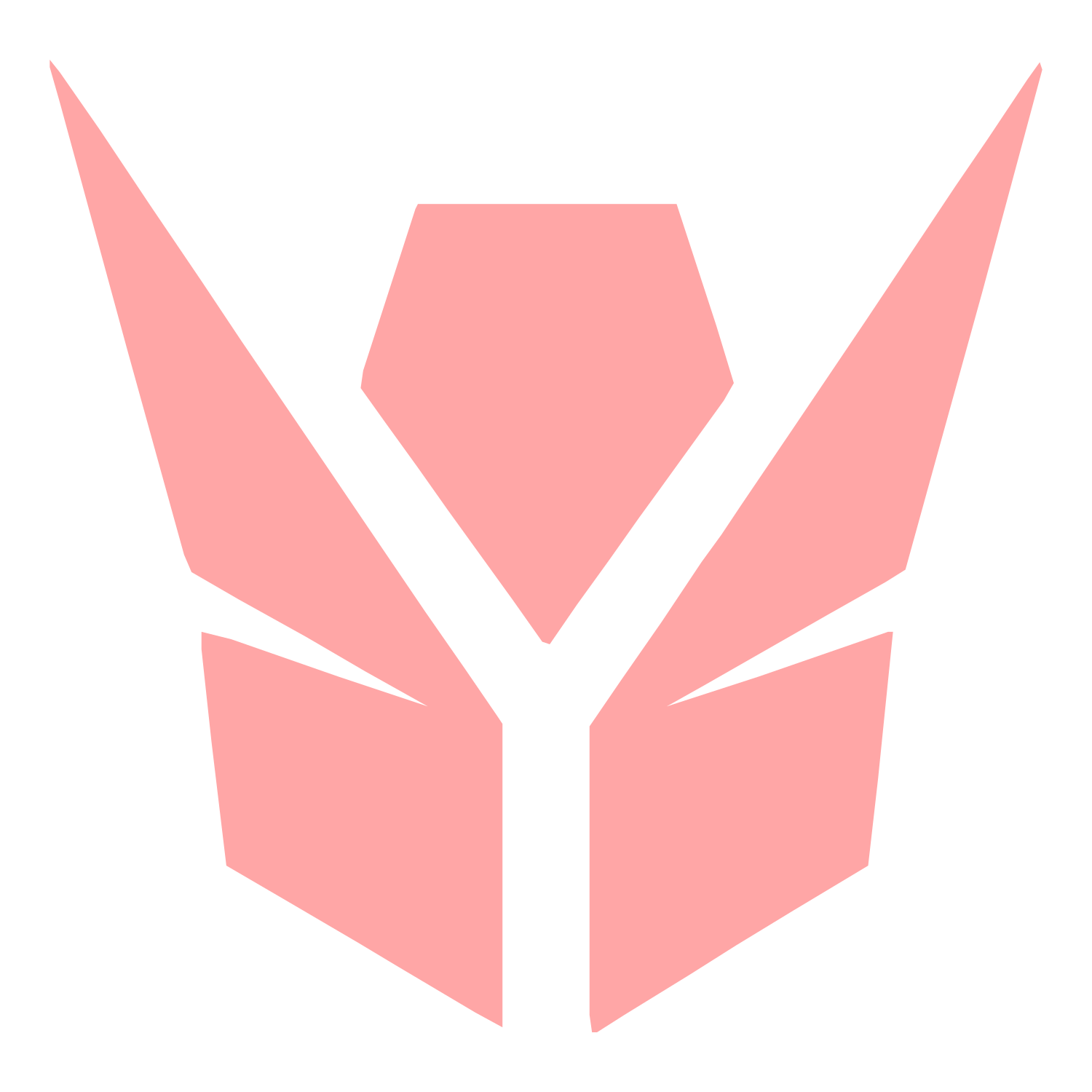 Robot Faction Emblem Logo #ffa6a6