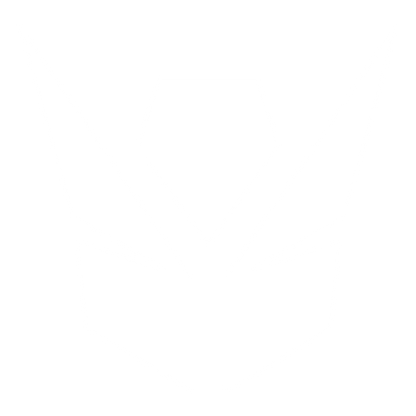 Robot Faction Emblem Logo #ffffff