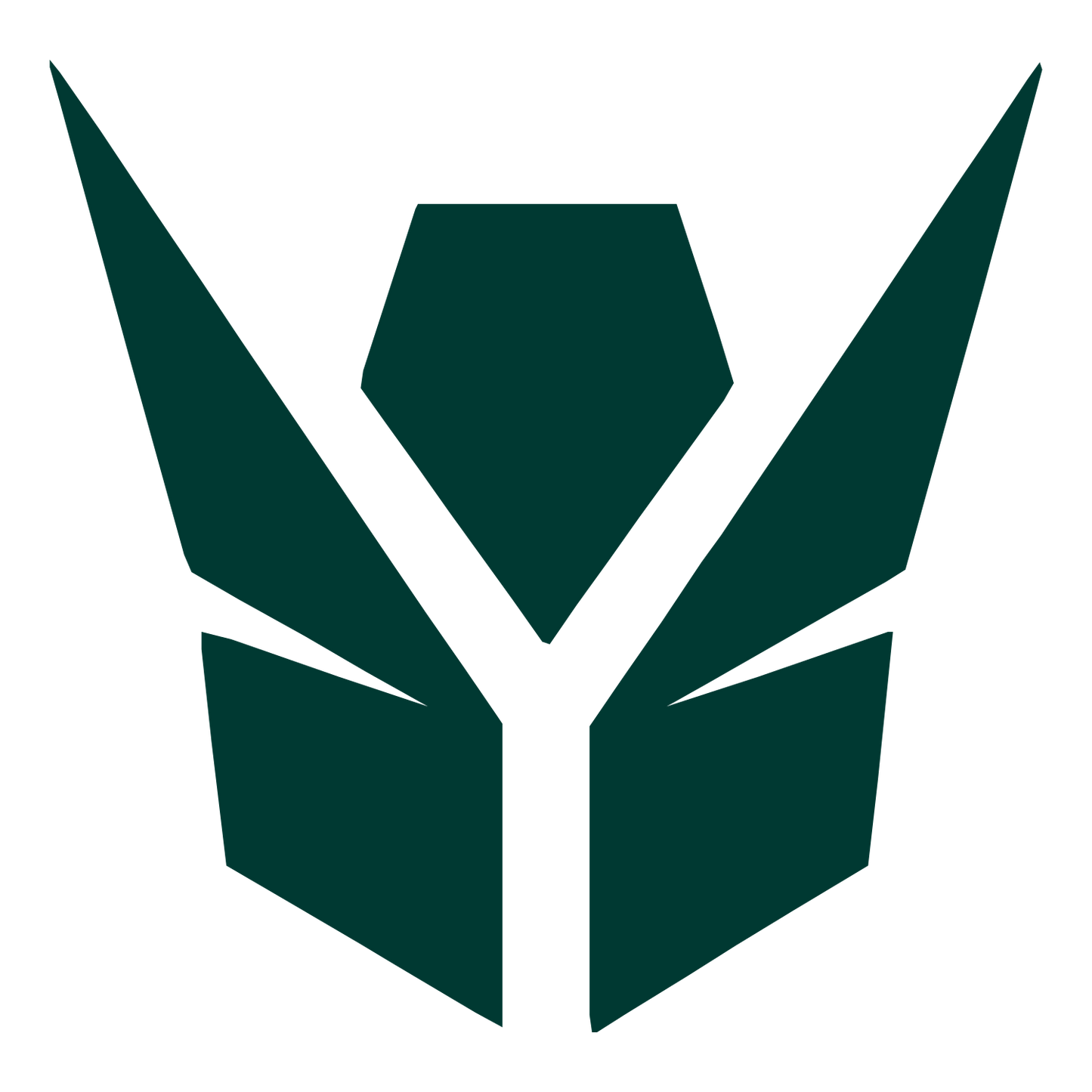 Robot Faction Emblem Logo #003932