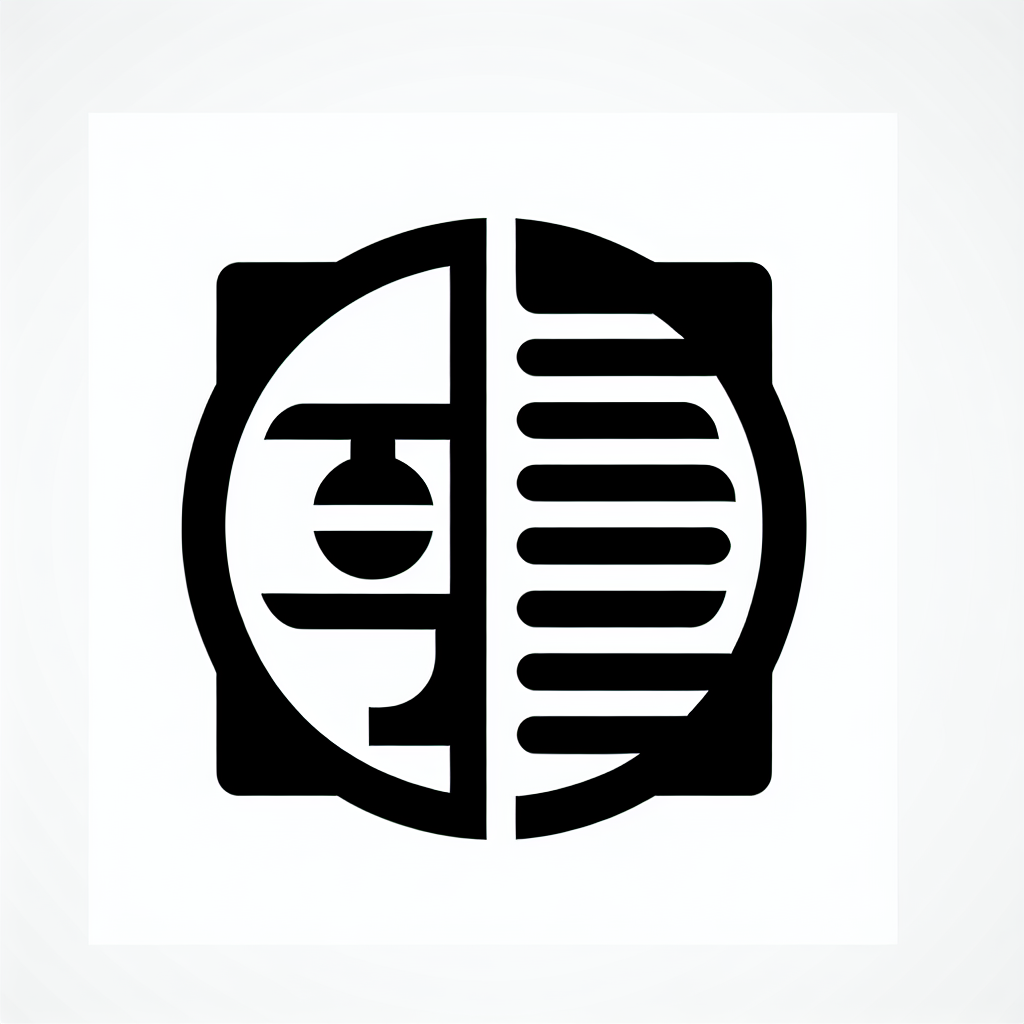 Circle Logo with Lines