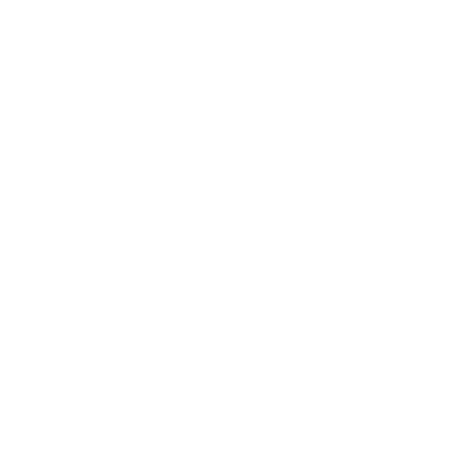 Monoline Robot Head Logo #ffffff