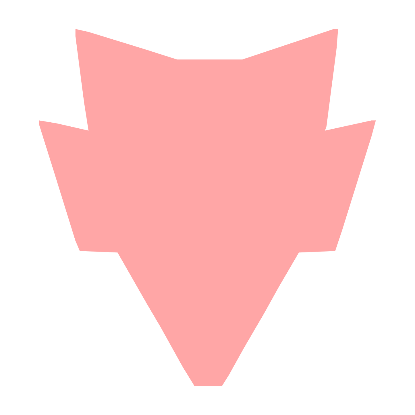 Robot Face Mask Logo #ffa6a6