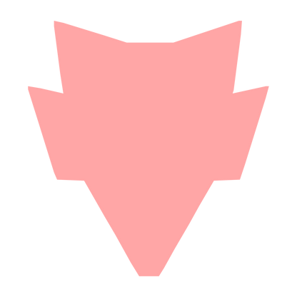Robot Face Mask Logo #ffa6a6