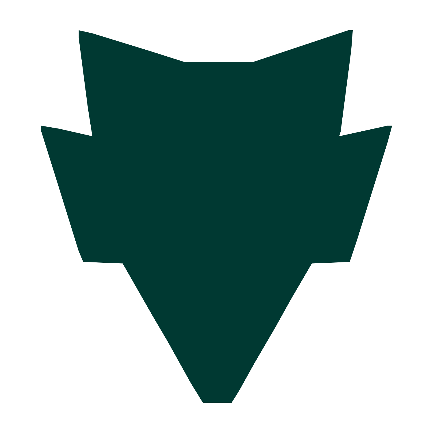 Robot Face Mask Logo #003932