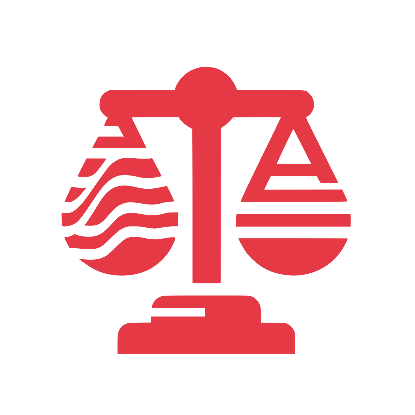 Balance Scale Logo #E63946