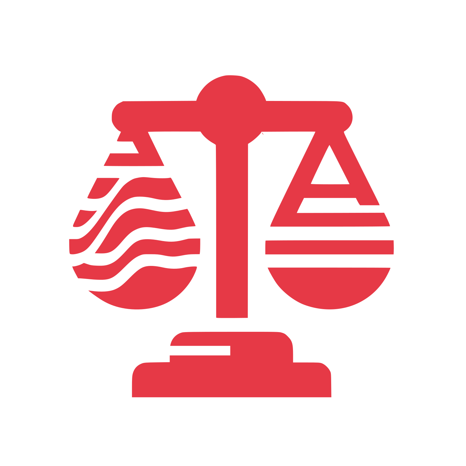Balance Scale Logo #E63946