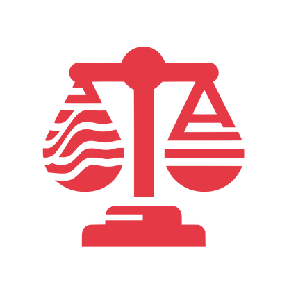 Balance Scale Logo #E63946