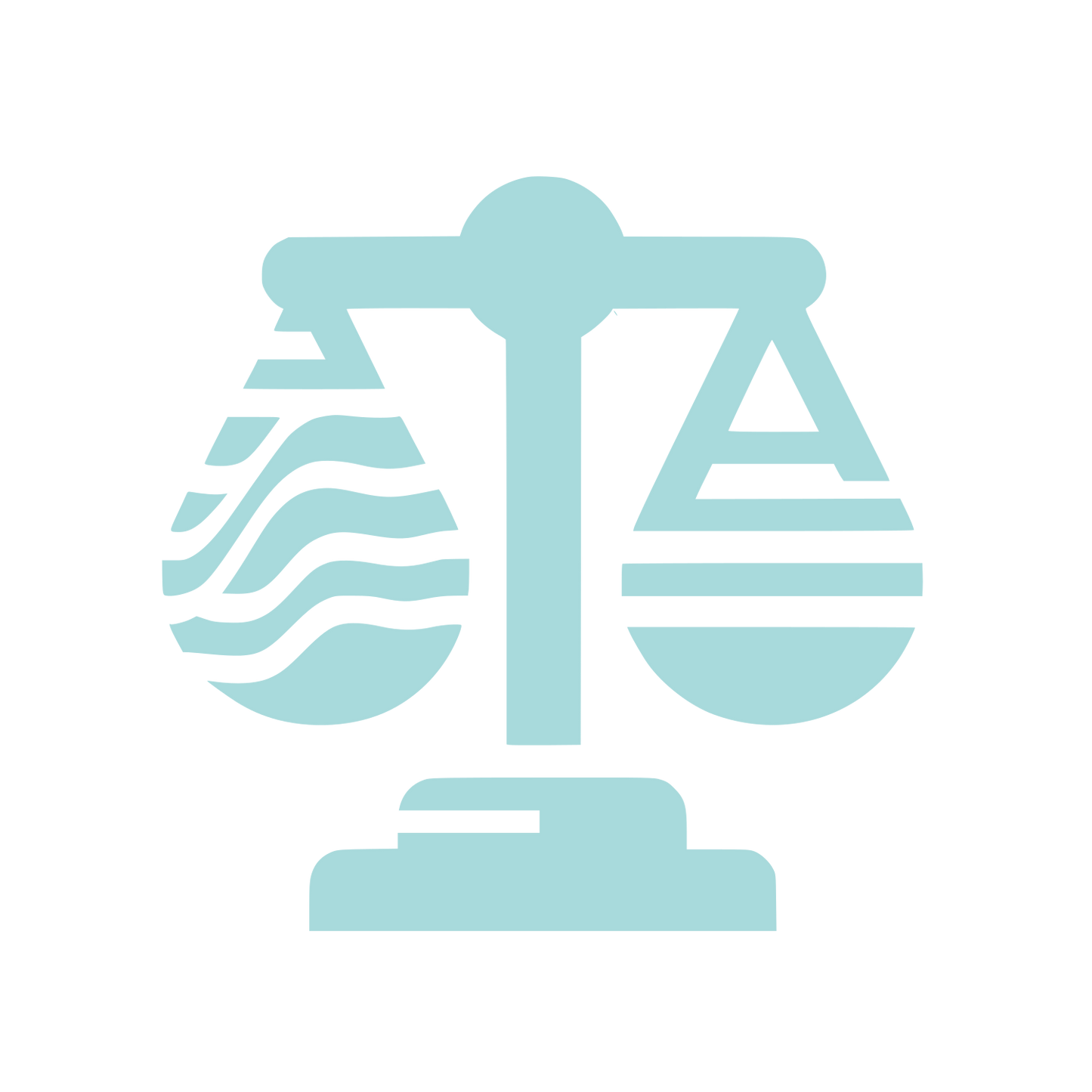 Balance Scale Logo #A8DADC