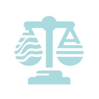 Balance Scale Logo #A8DADC