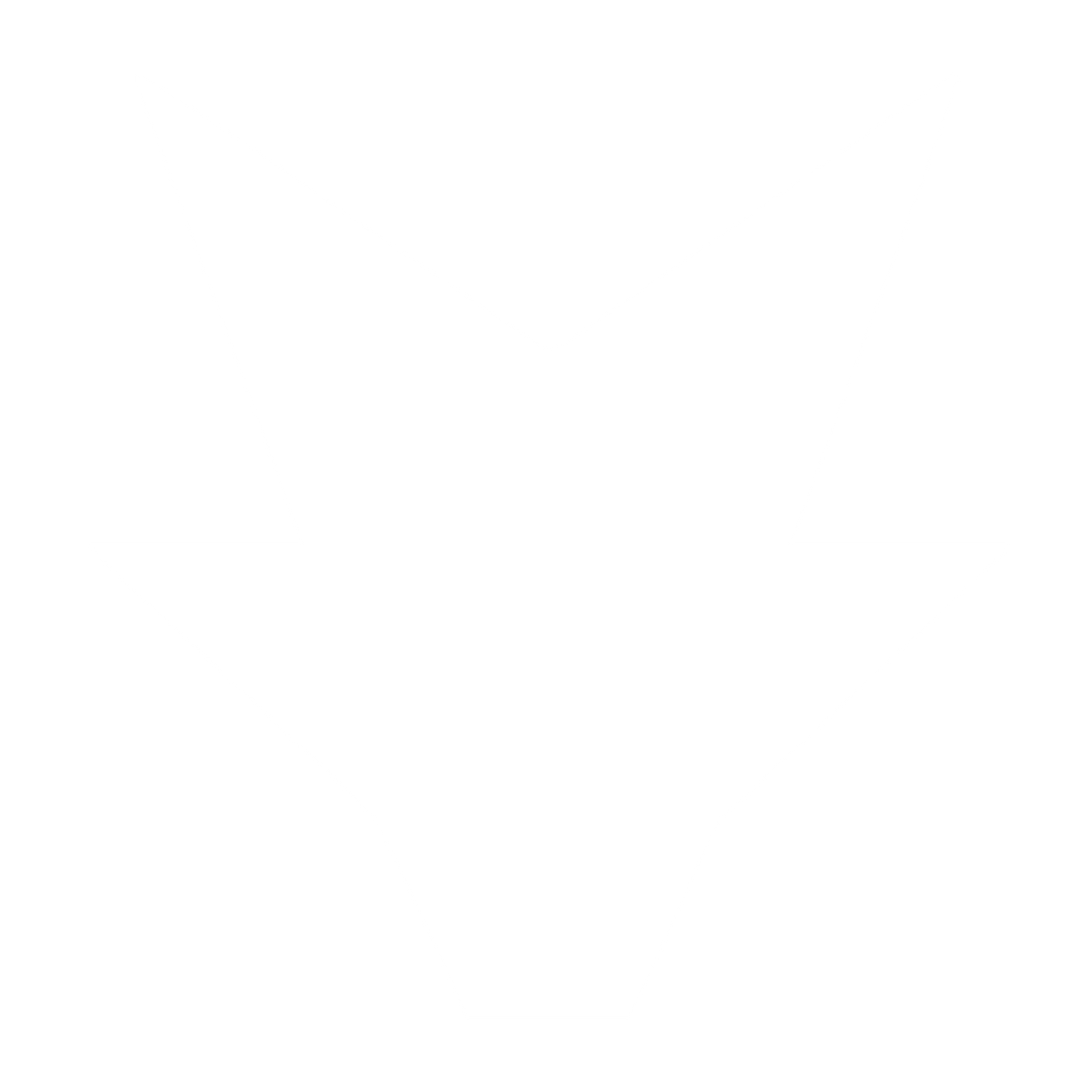 Robot Face Arrow Logo #ffffff