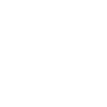 Robot Face Arrow Logo #ffffff