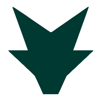 Robot Face Arrow Logo #003932