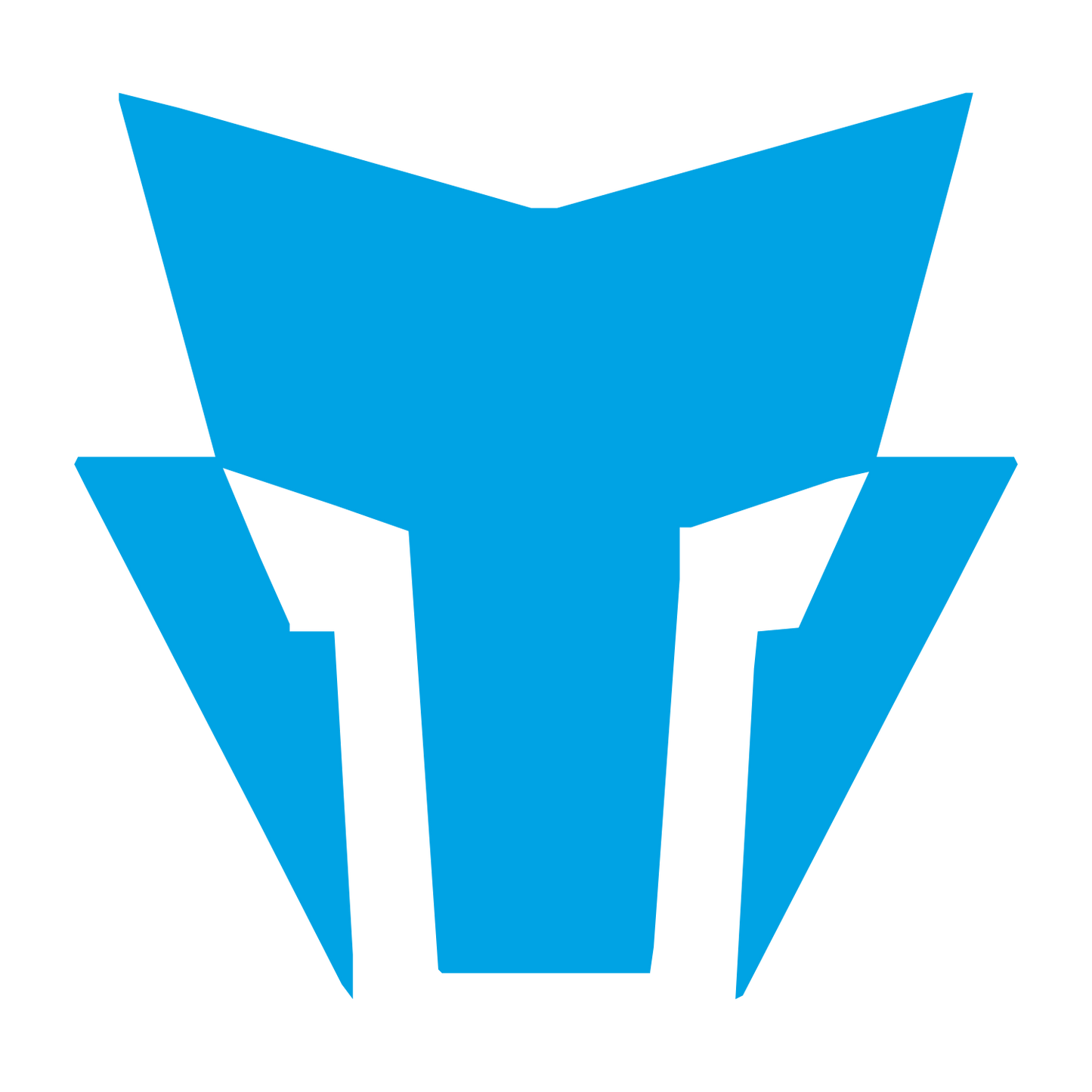 Robot Mask Industrial Logo #00a3e4