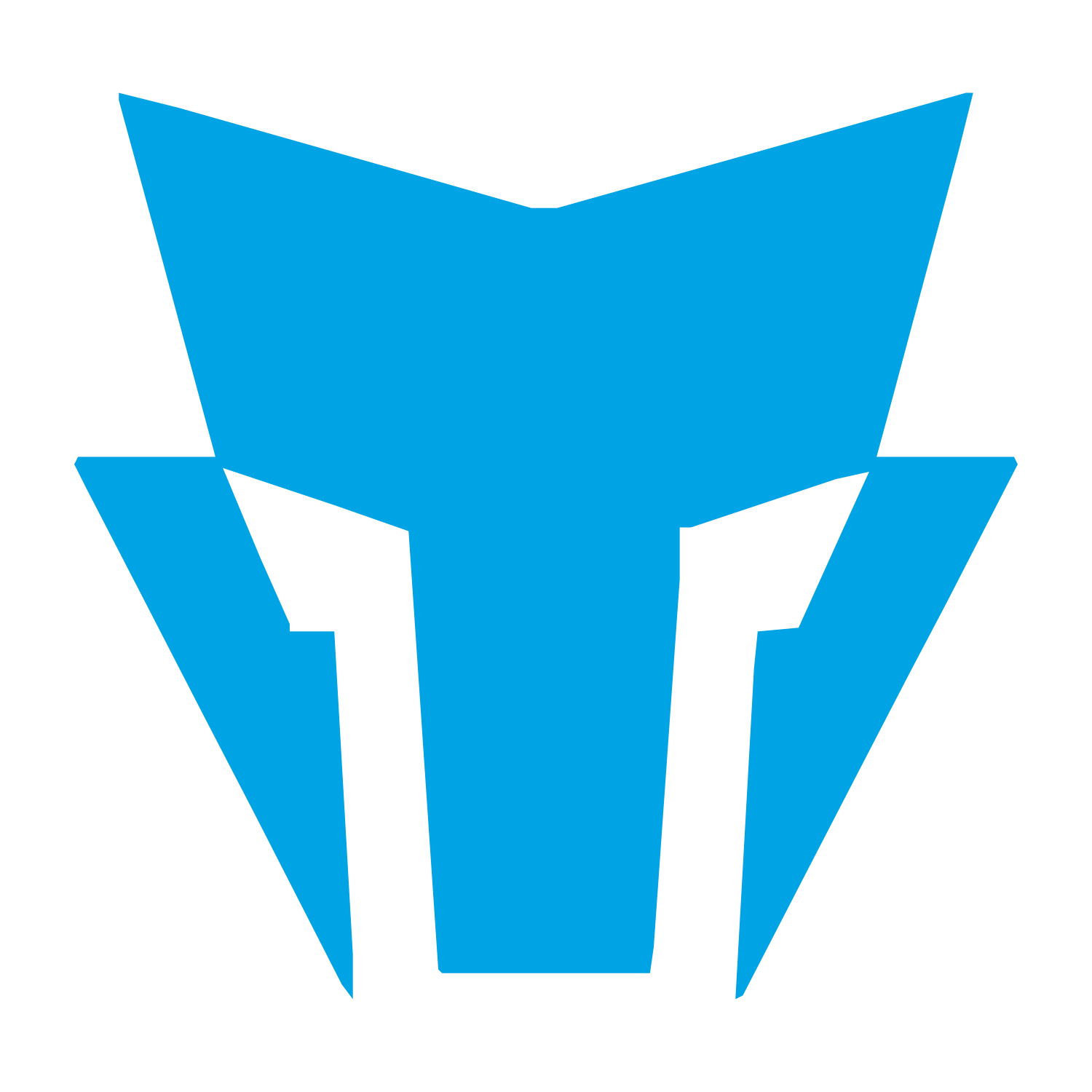 Robot Mask Industrial Logo #00a3e4