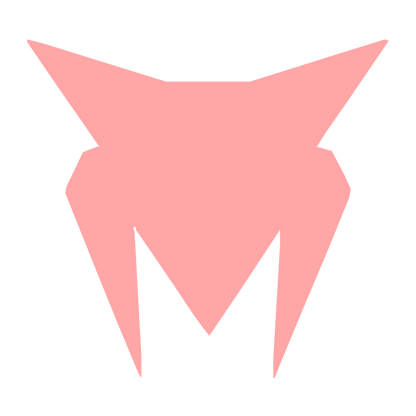 Industrial Robot Face Logo #ffa6a6
