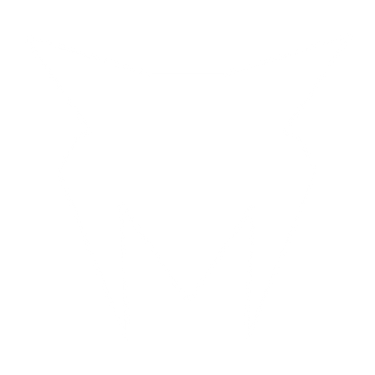 Industrial Robot Face Logo #ffffff