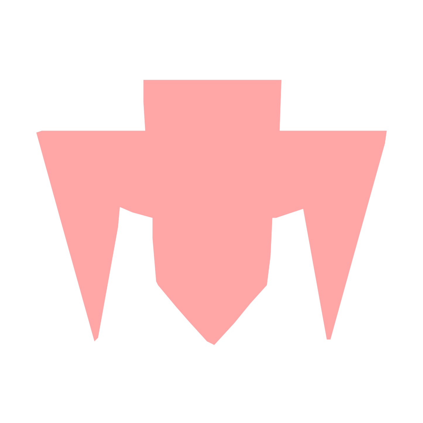 Industrial Robot Head Logo #ffa6a6