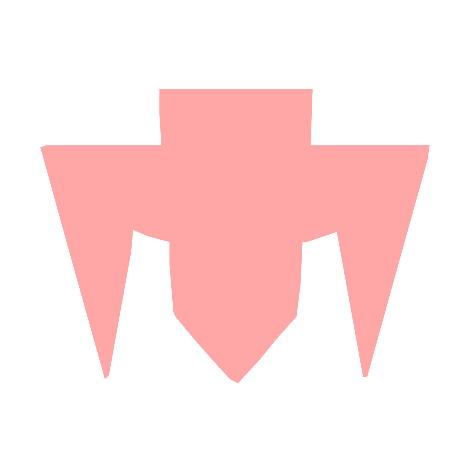 Industrial Robot Head Logo #ffa6a6
