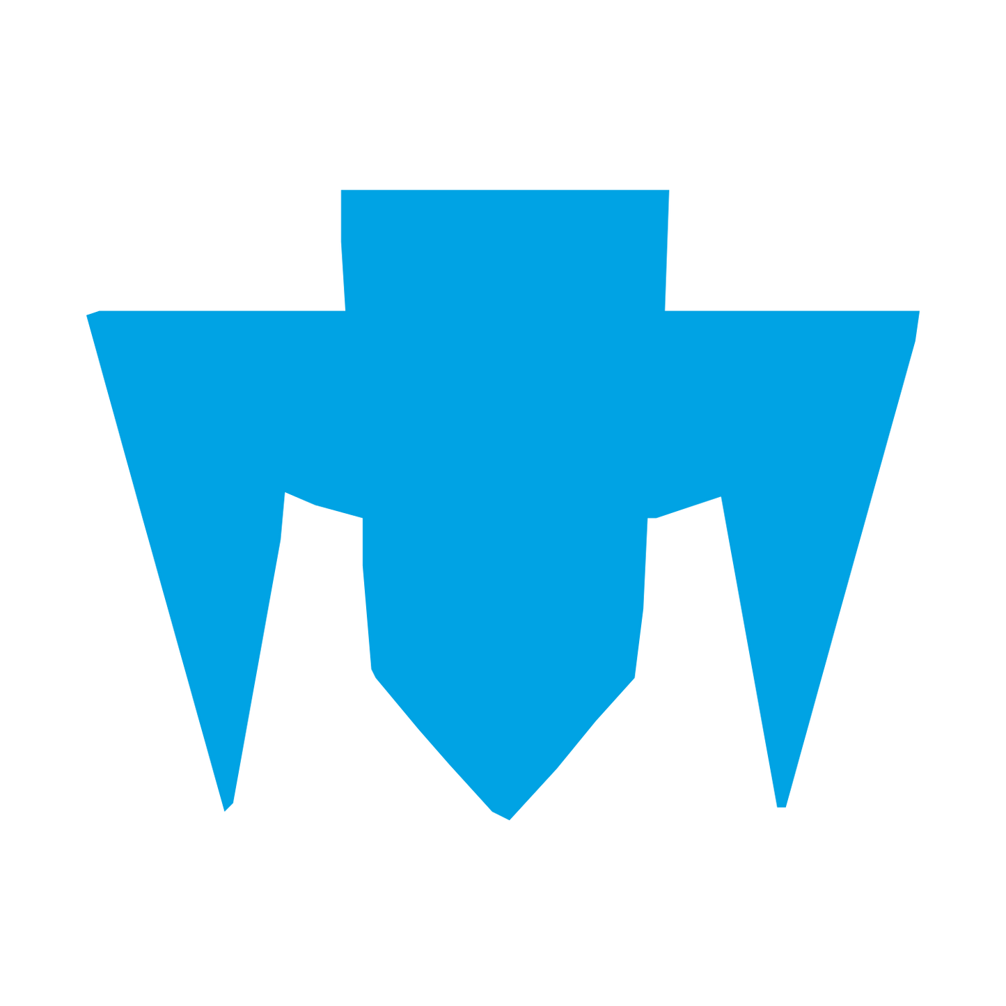 Industrial Robot Head Logo #00a3e4
