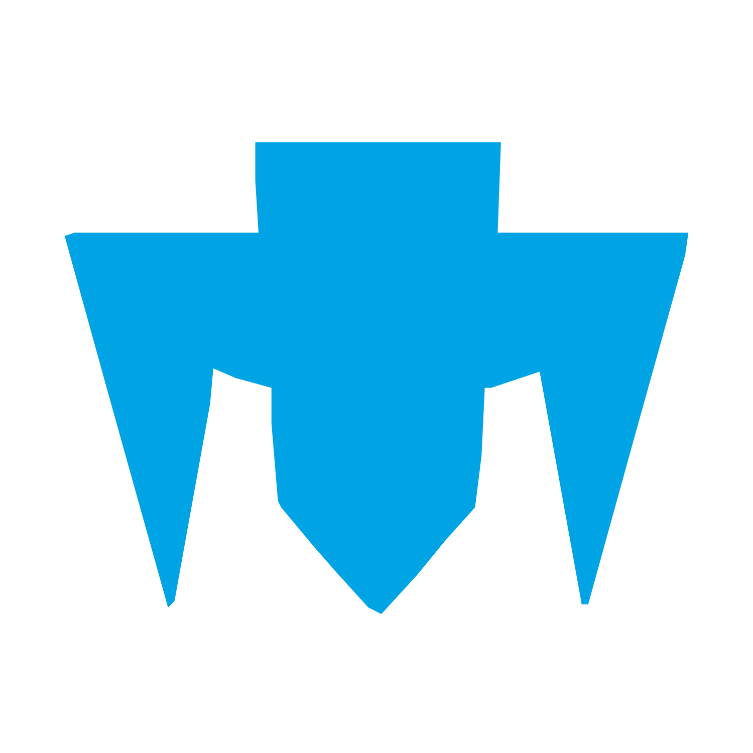 Industrial Robot Head Logo #00a3e4