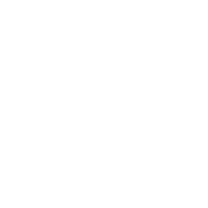Industrial Robot Head Logo #ffffff