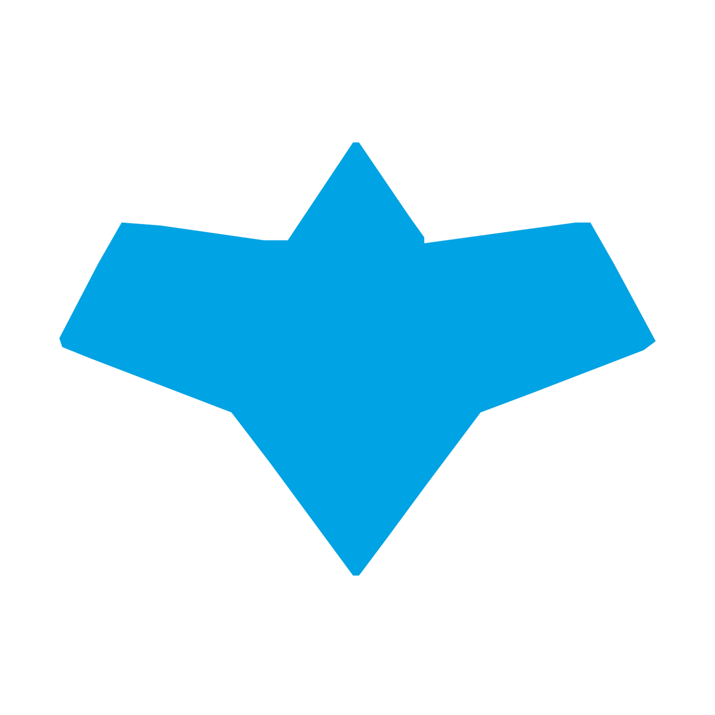 Robot Face Mask Logo #00a3e4