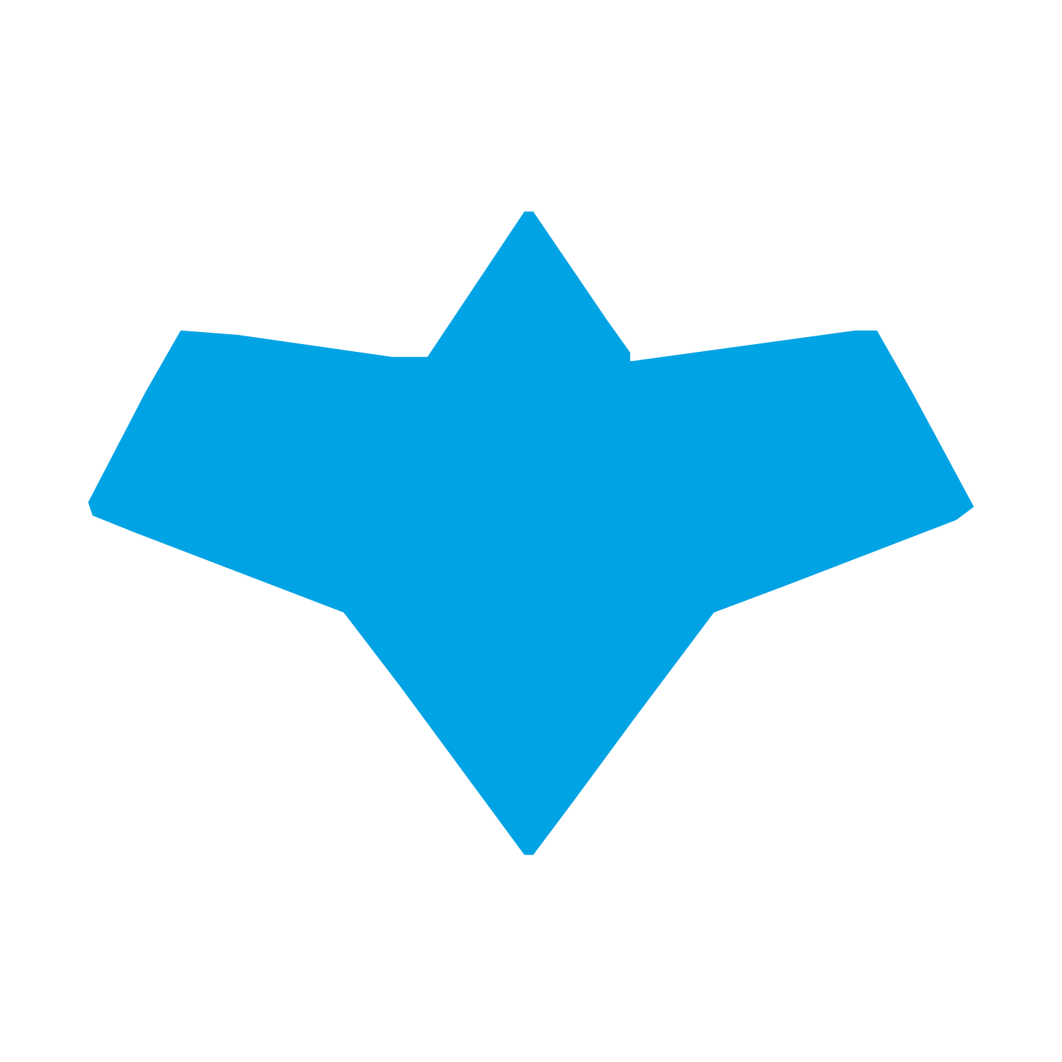 Robot Face Mask Logo #00a3e4