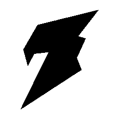 Robot Lightning Bolt Logo