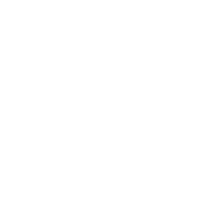 Industrial Robot Head Logo #ffffff