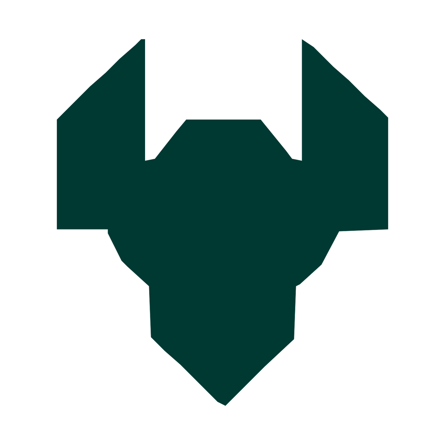 Industrial Robot Head Logo #003932