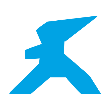 Industrial Robot Figure Logo #00a3e4