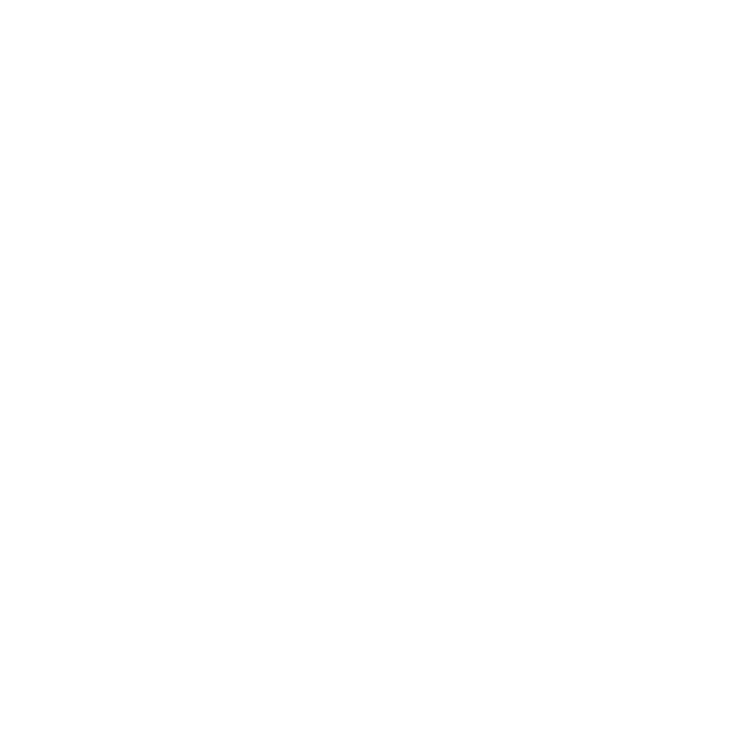 Industrial Robot Figure Logo #ffffff