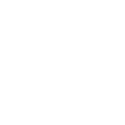 Industrial Robot Figure Logo #ffffff