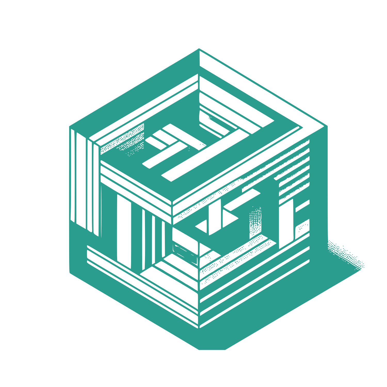 Complex Cube Logo #2A9D8F