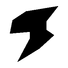 Lightning Bolt Robot Logo