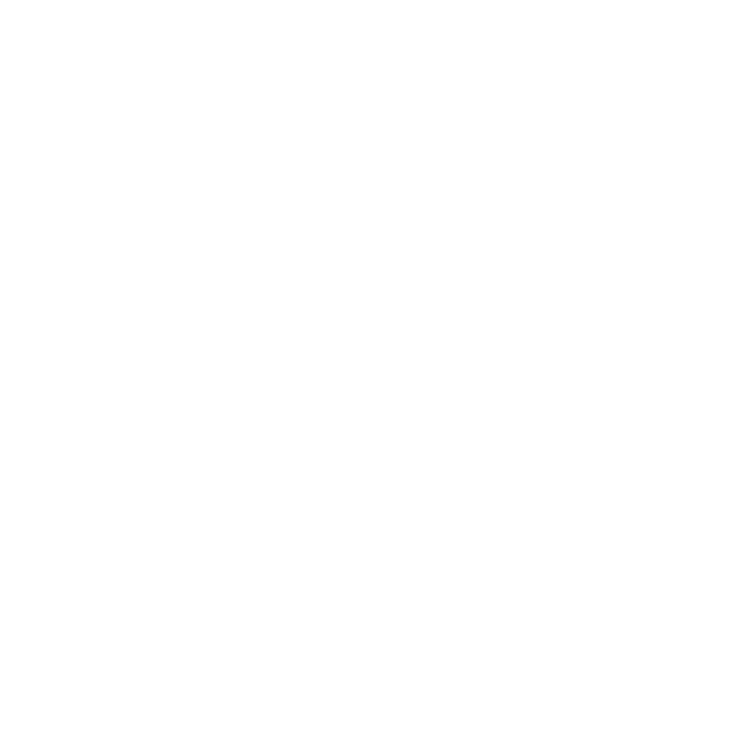 Lightning Bolt Robot Logo #ffffff