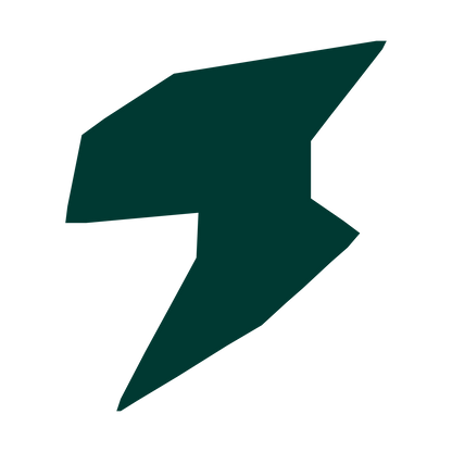 Lightning Bolt Robot Logo #003932