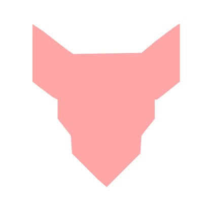 Robot Face Mask Logo #ffa6a6