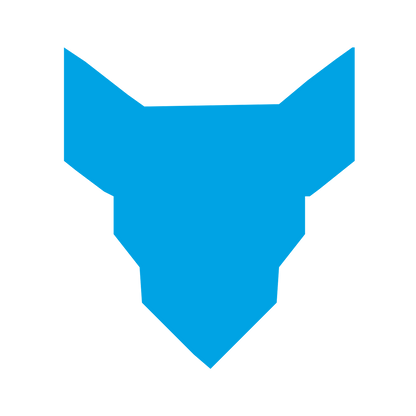 Robot Face Mask Logo #00a3e4