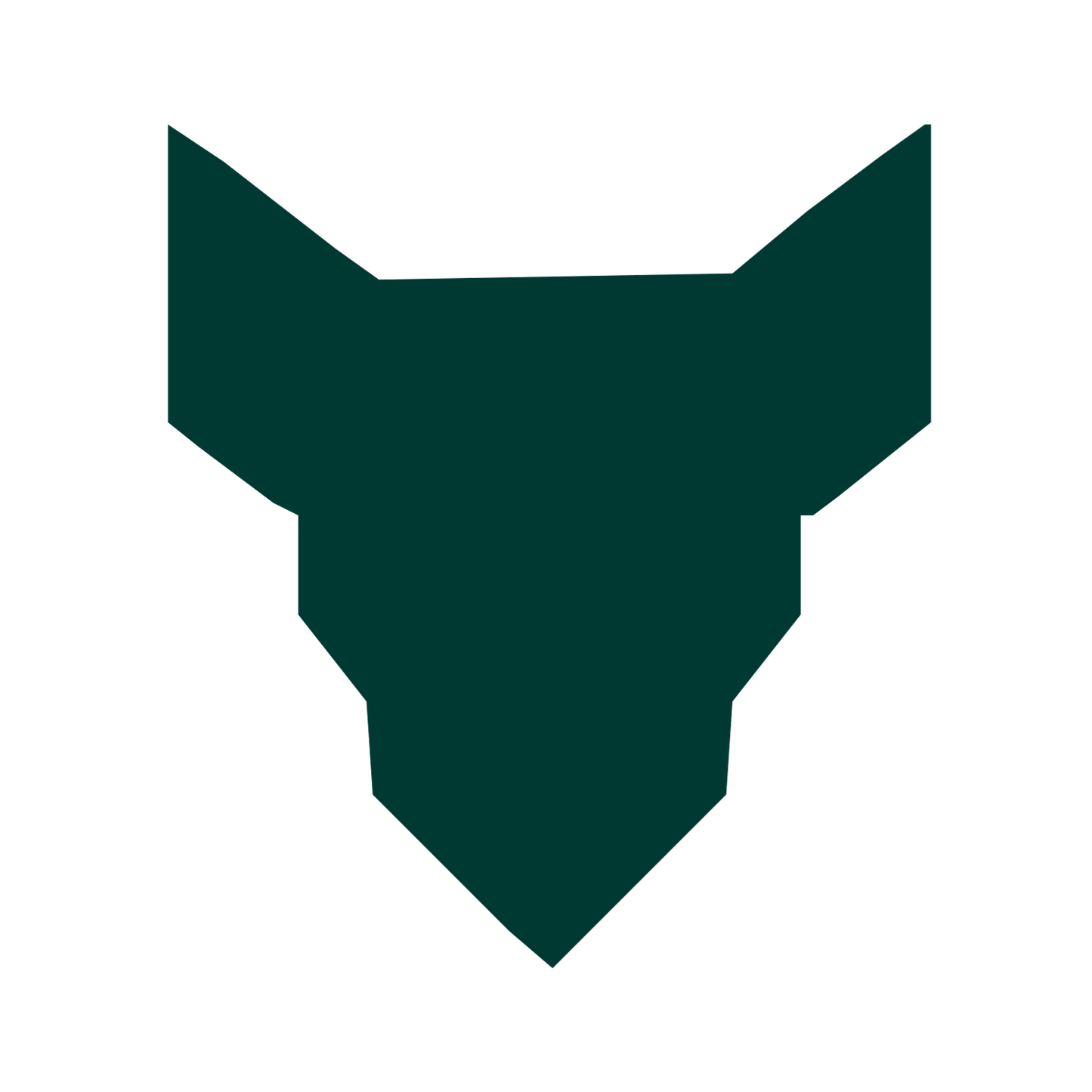 Robot Face Mask Logo #003932