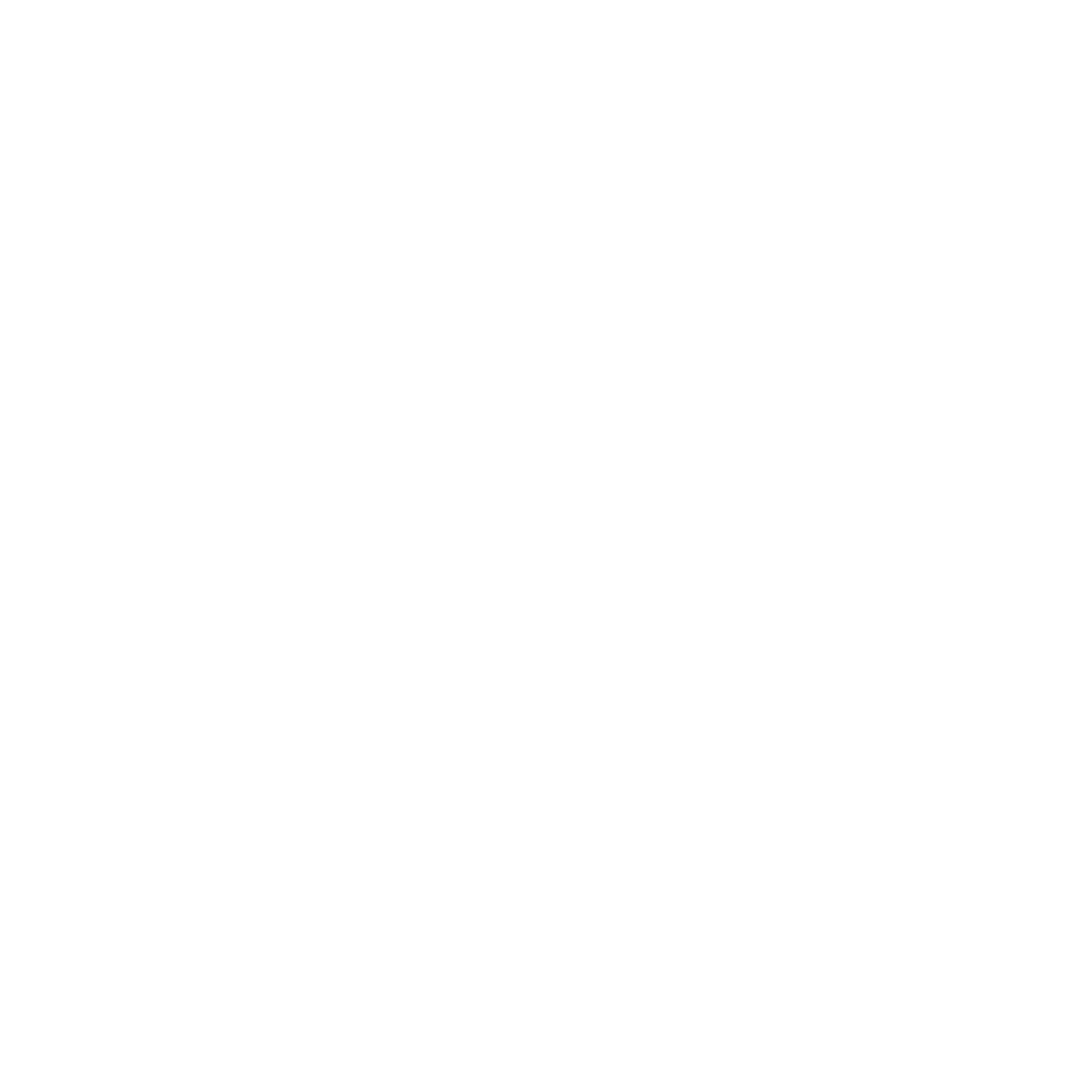 Downward Arrow Robot Logo #ffffff