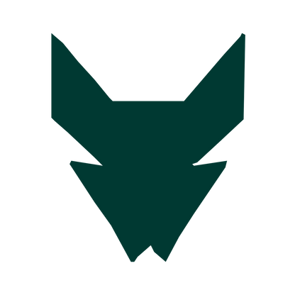 Robot Fox Mask Logo #003932