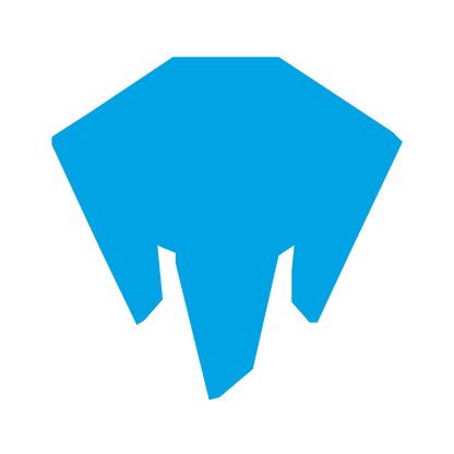 Robot Head Mask Logo #00a3e4
