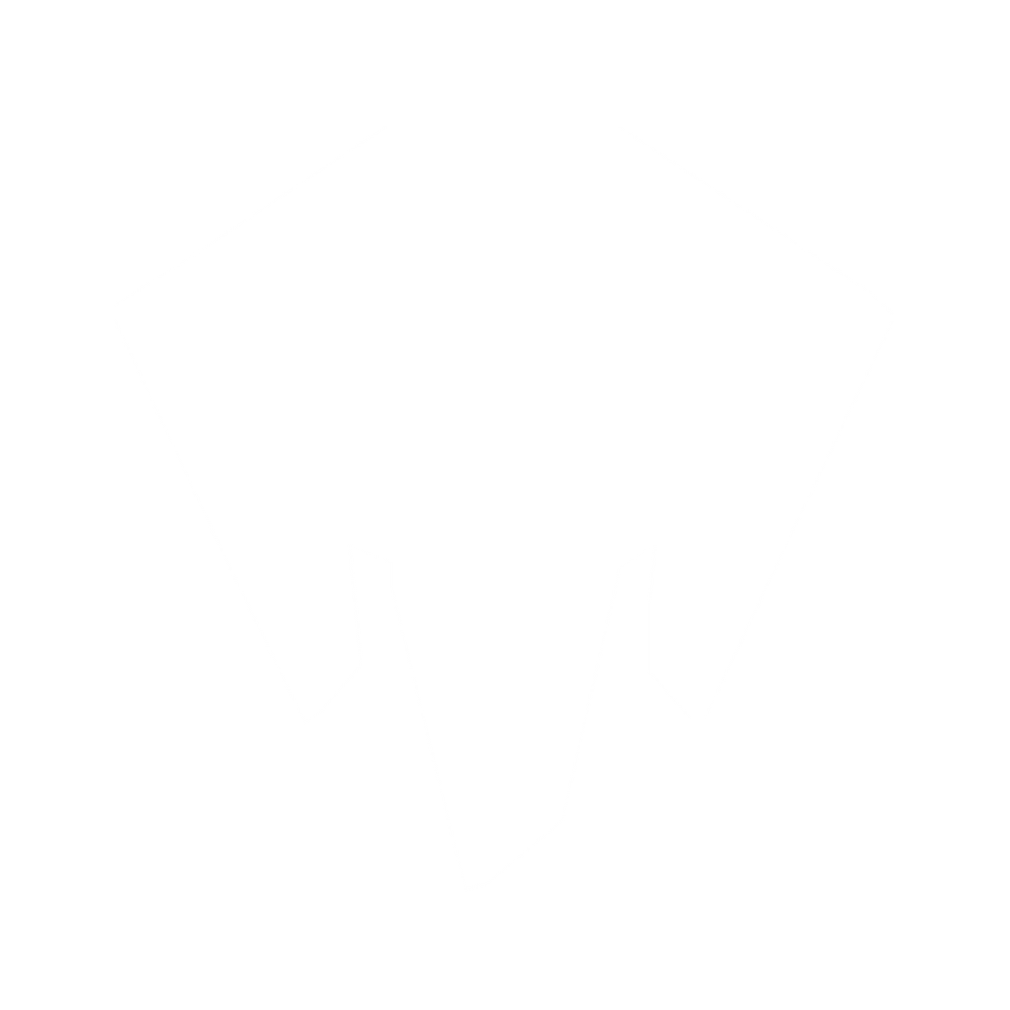 Robot Head Mask Logo #ffffff