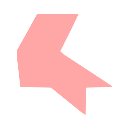 Arrow Block Robot Logo #ffa6a6